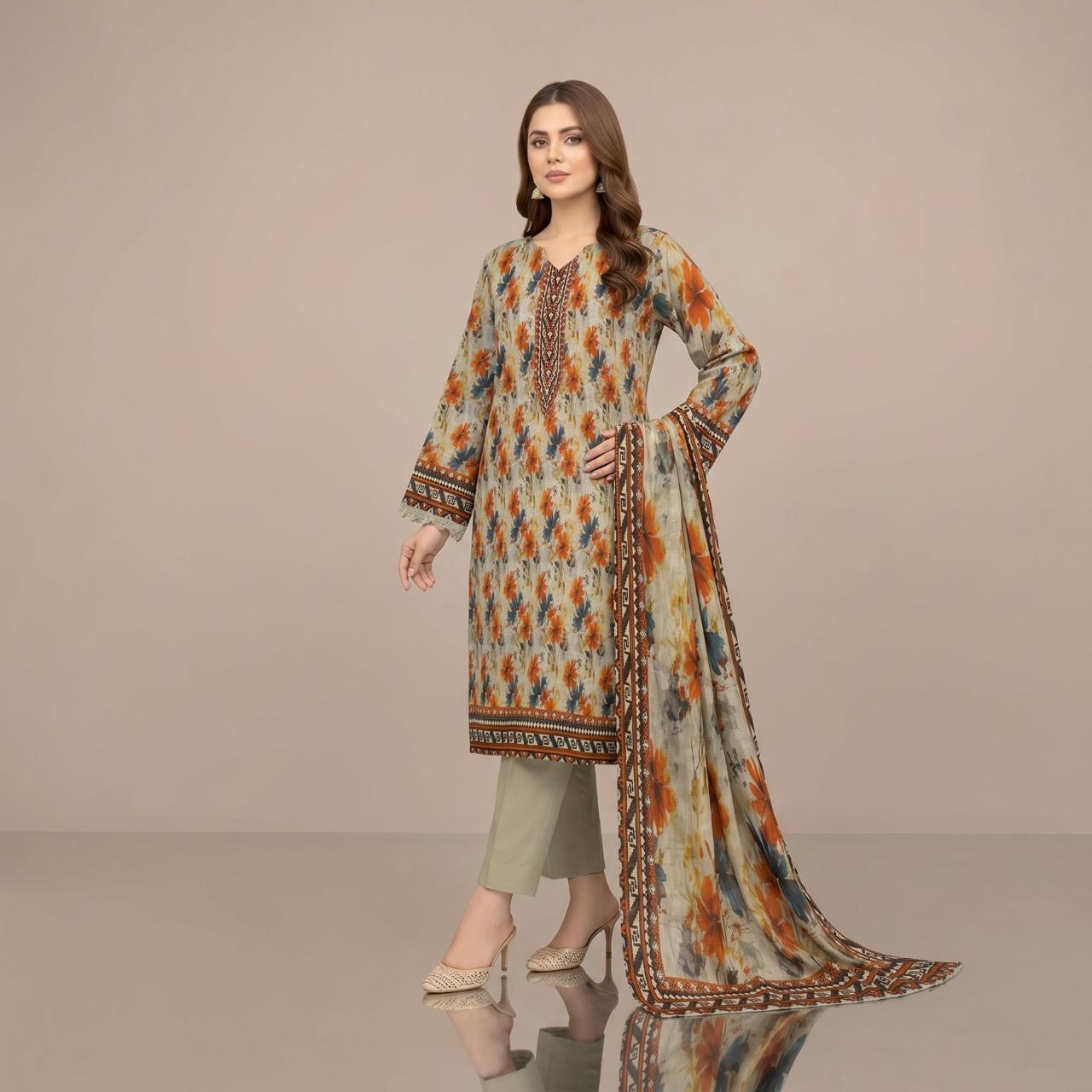 Exclusive Printed 3-Pc