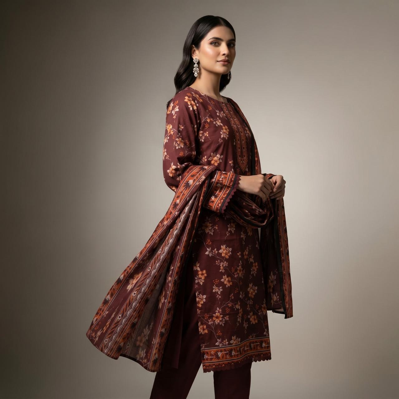 Exclusive Printed 3-Pc