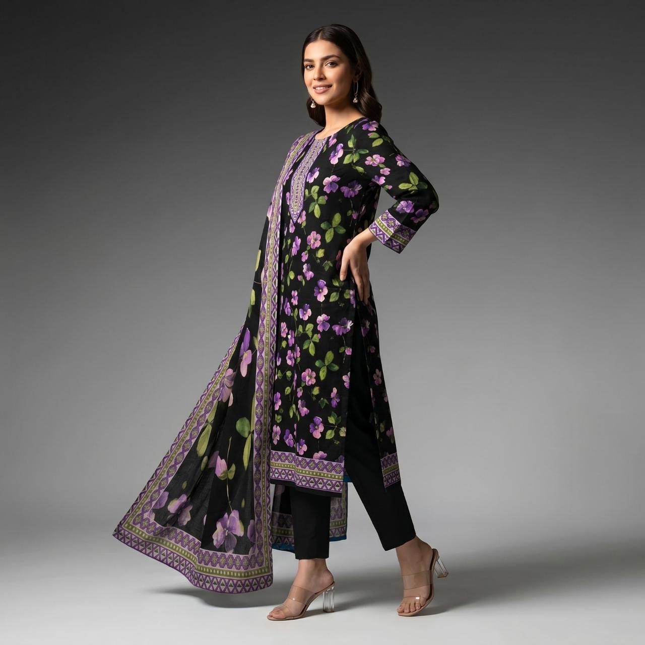 Exclusive Printed 3-Pc