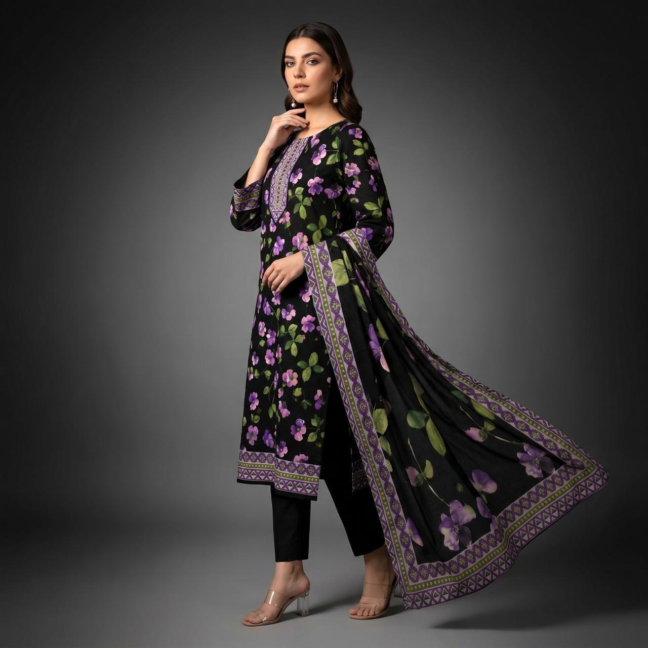 Exclusive Printed 3-Pc