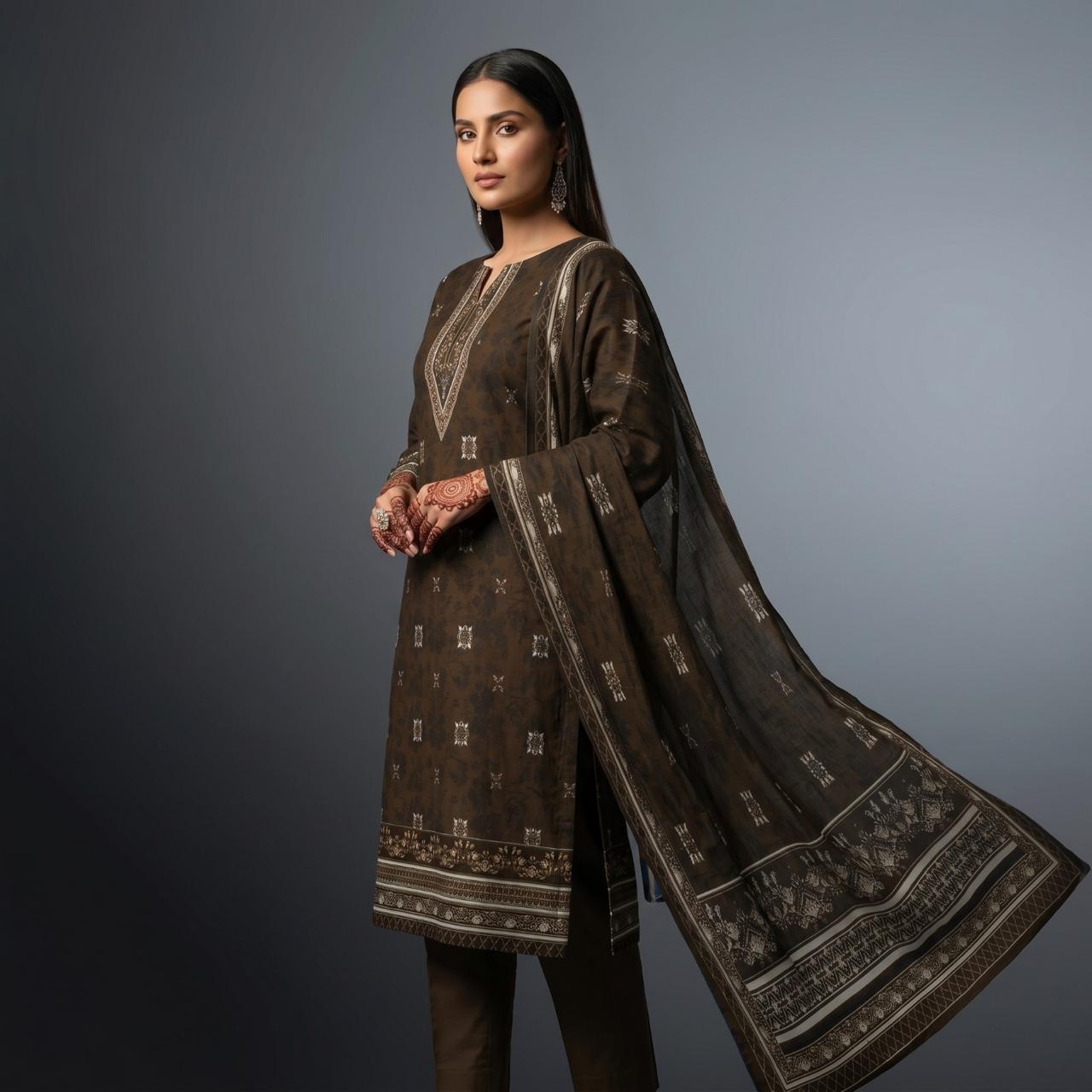 Exclusive Printed 3-Pc