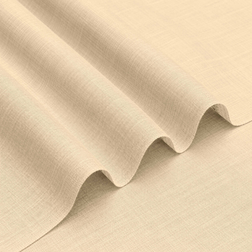 Cream Beige Grace Slub Wash n Wear Unstitched Fabric