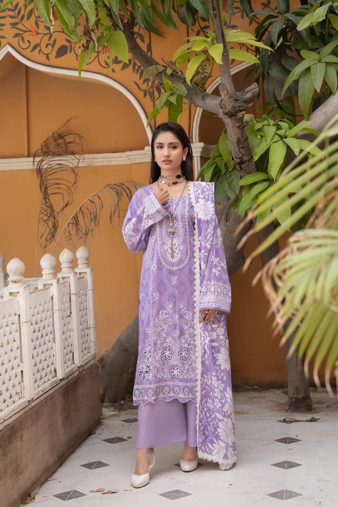 Bazil Signature Embroidered 3-Pc