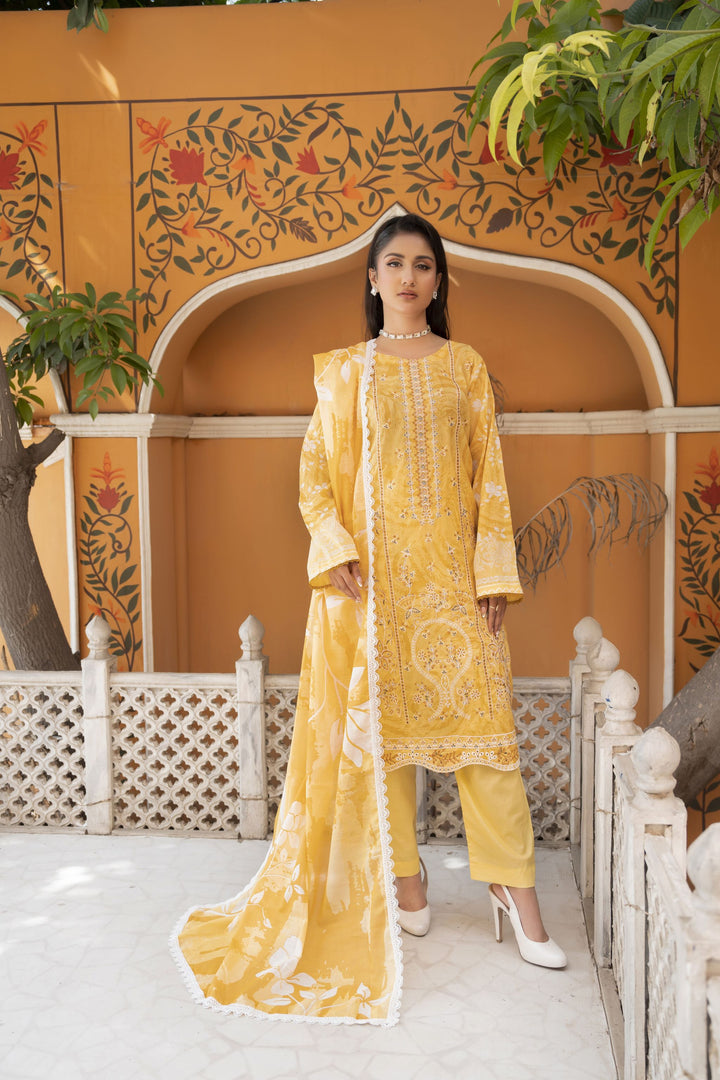 Bazil Signature Embroidered 3-Pc