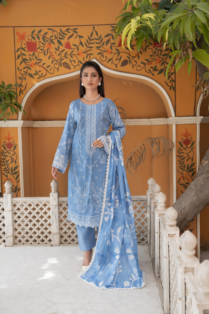 Bazil Signature Embroidered 3-Pc