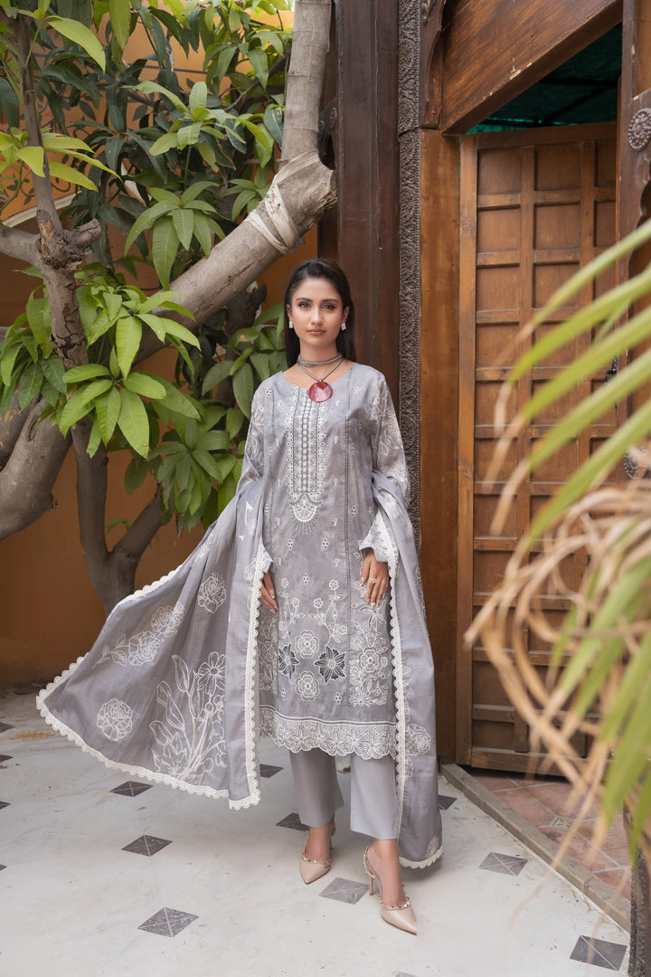 Bazil Signature Embroidered 3-Pc