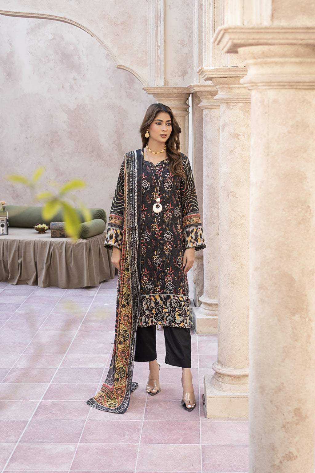 Amore Premium Embroidered 3-Pc
