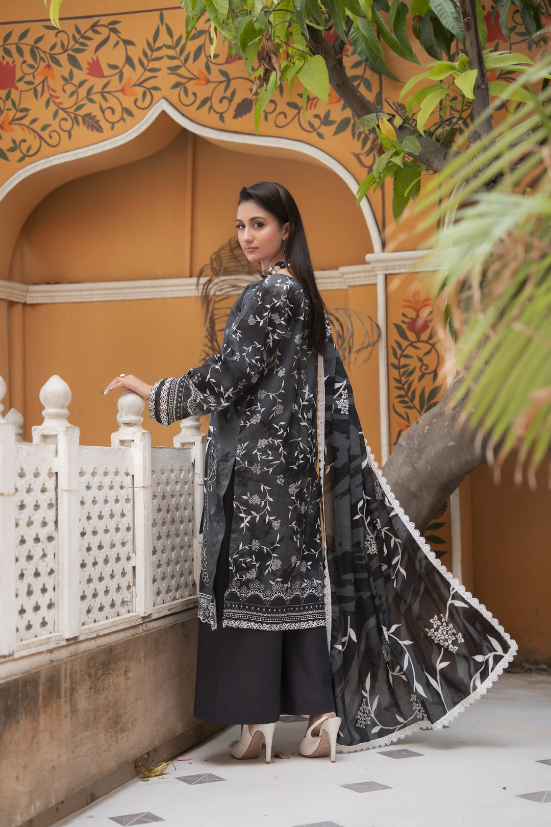 Bazil Signature Embroidered 3-Pc