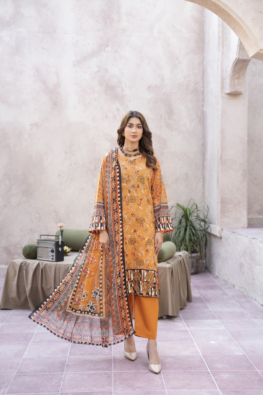 Amore Premium Embroidered 3-Pc