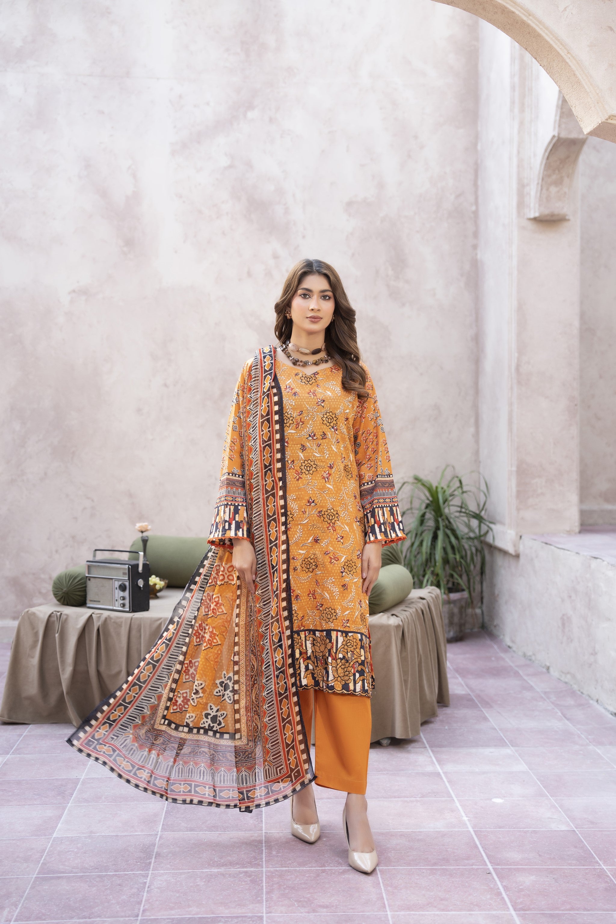 Amore Premium Embroidered 3-Pc