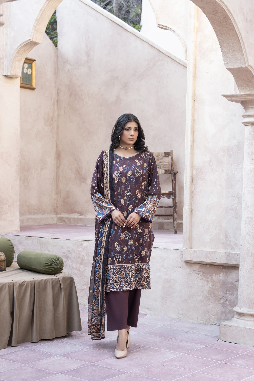 Amore Premium Embroidered 3-Pc