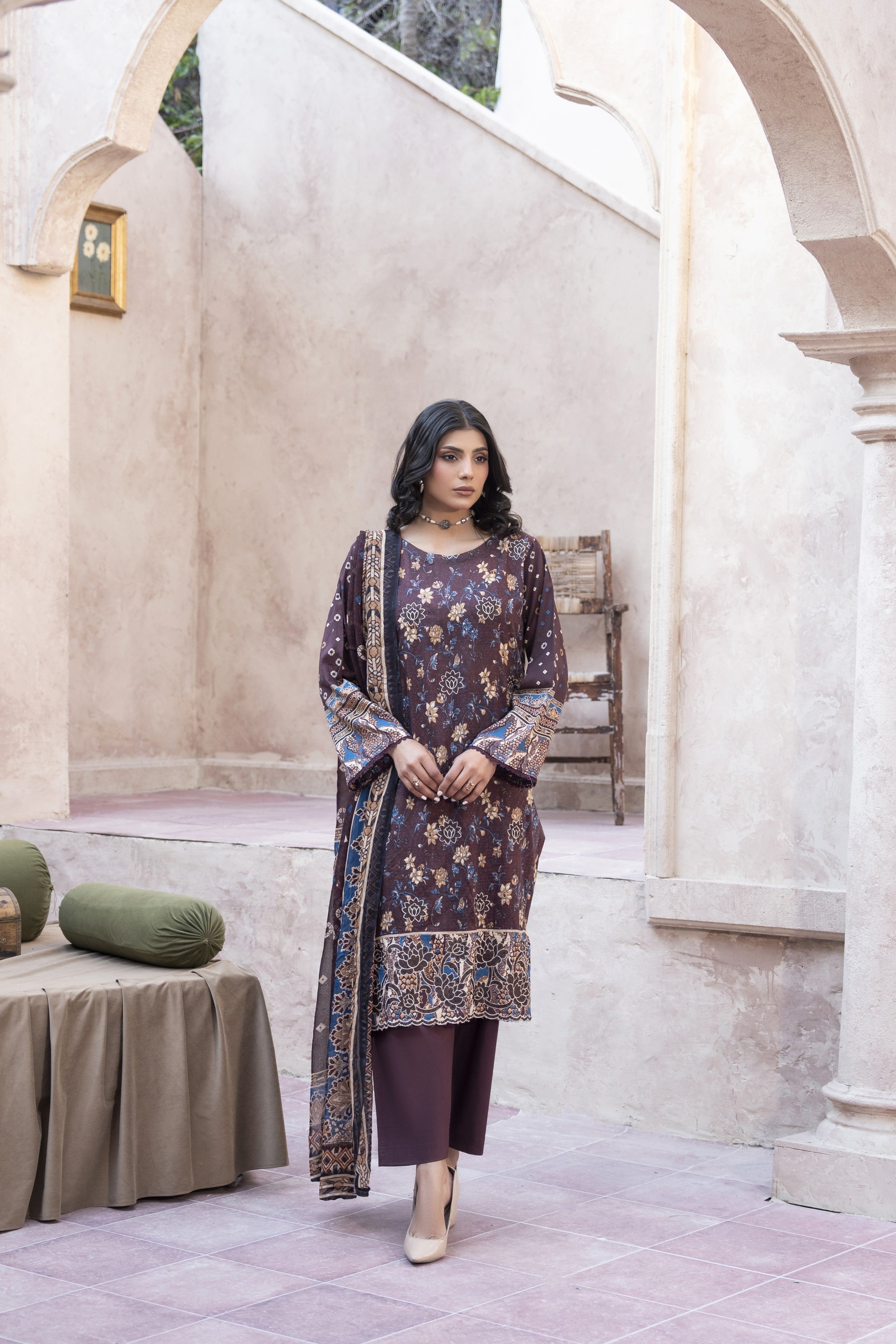 Amore Premium Embroidered 3-Pc