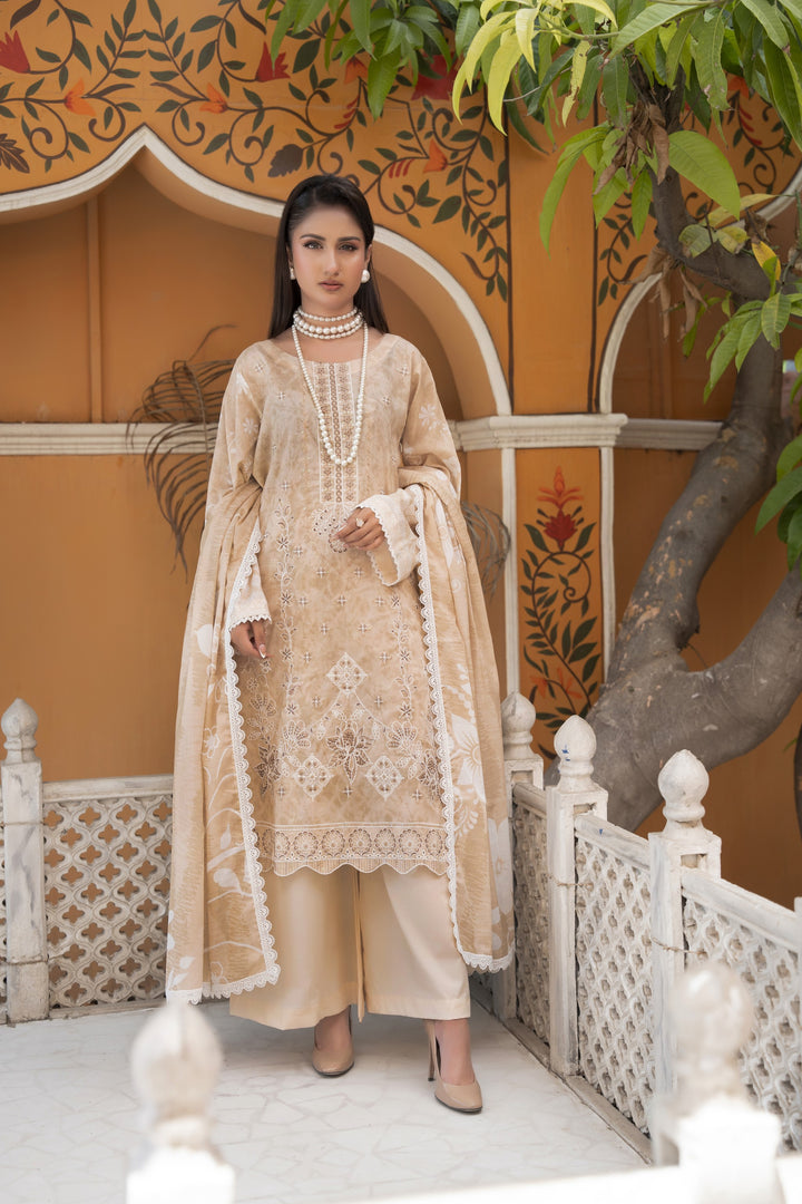 Bazil Signature Embroidered 3-Pc