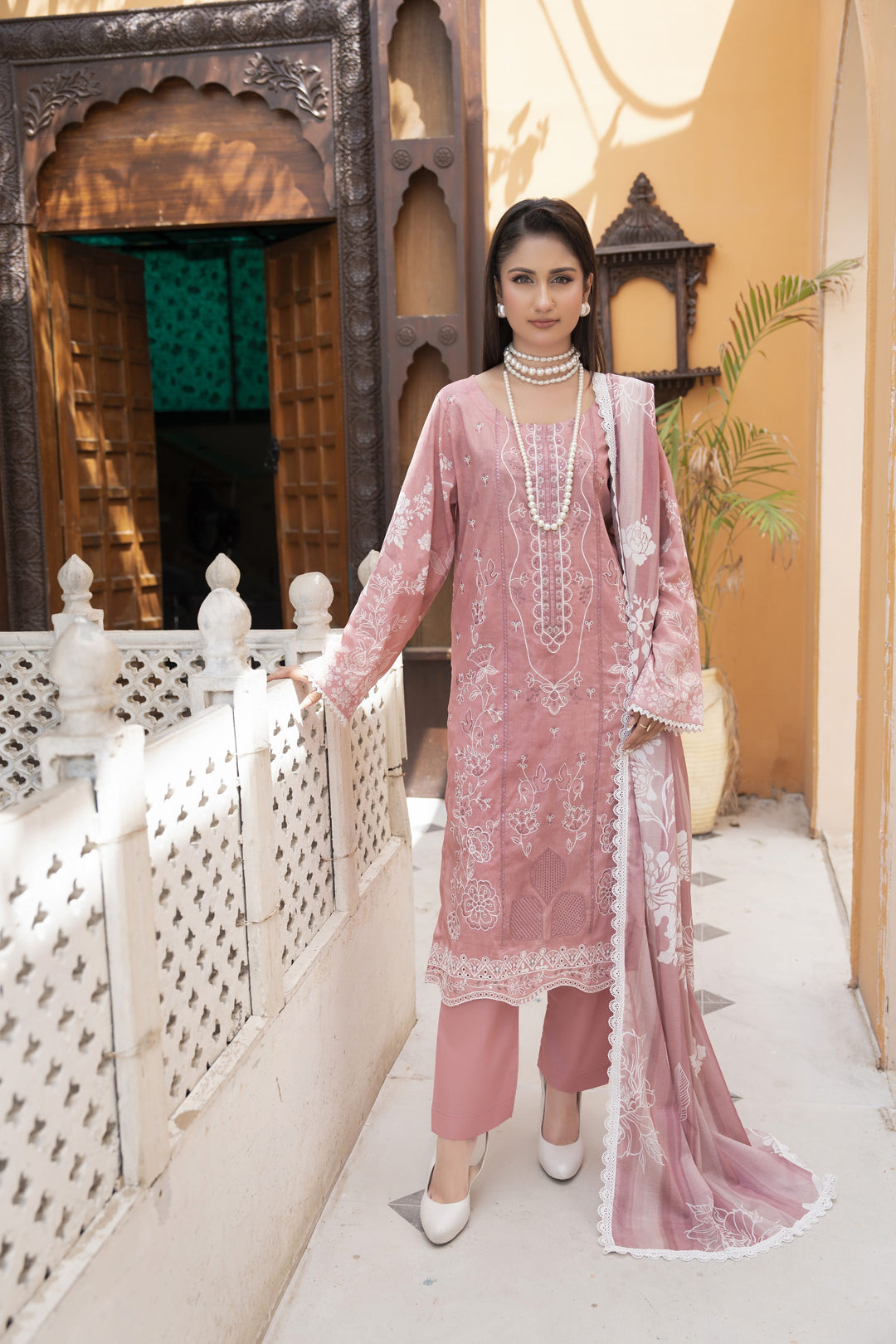 Bazil Signature Embroidered 3-Pc