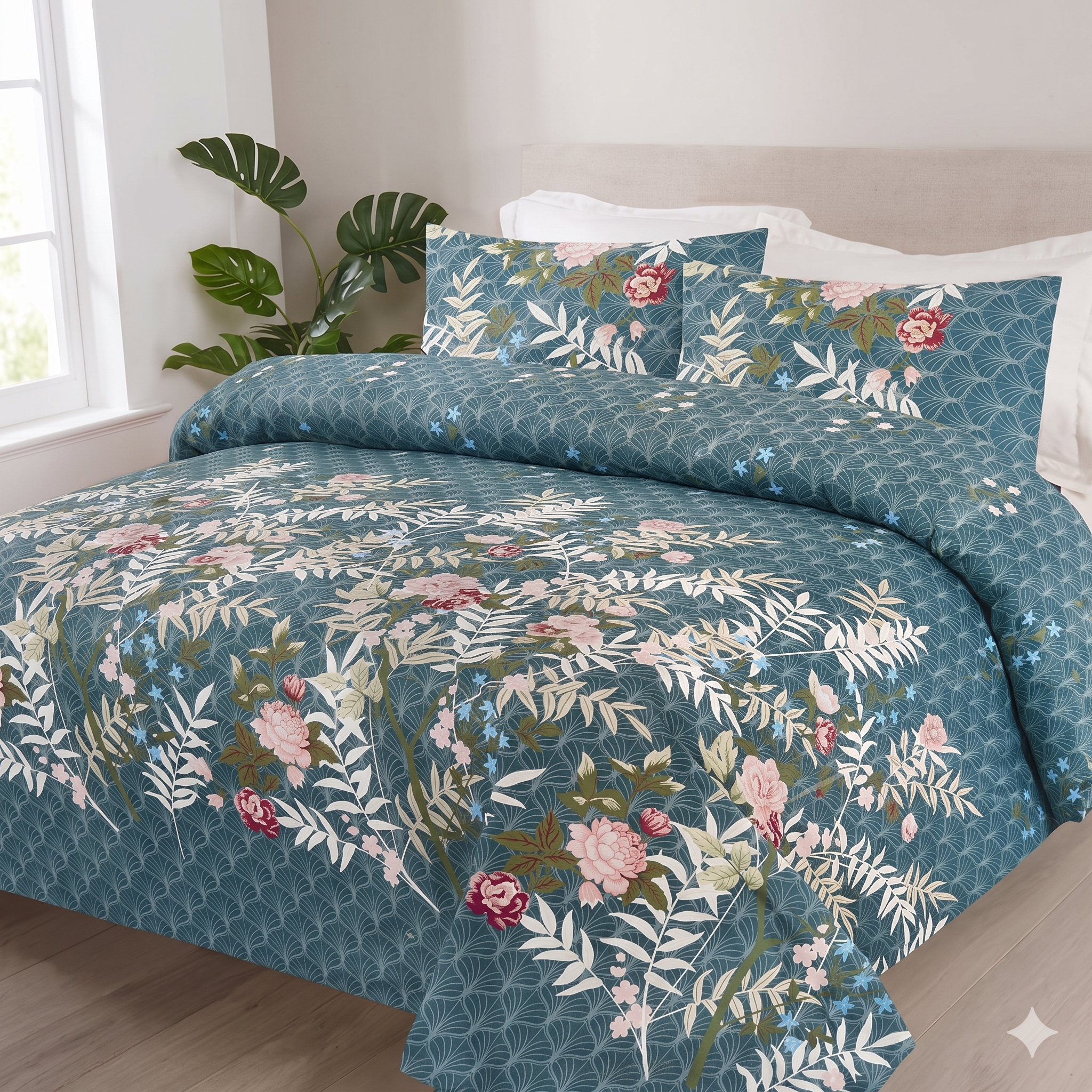 Dynasty King Bed-sheet 3-Pc