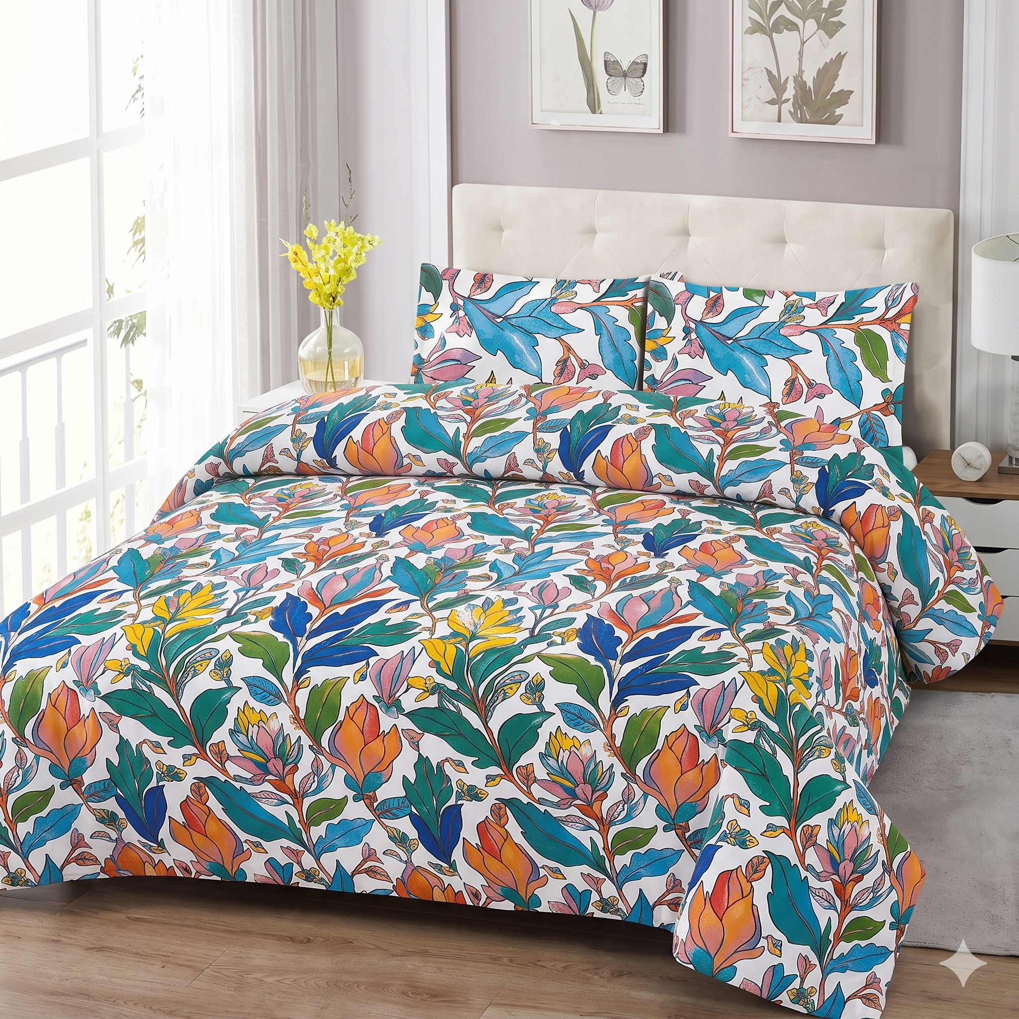 Dynasty King Bed-sheet 3-Pc