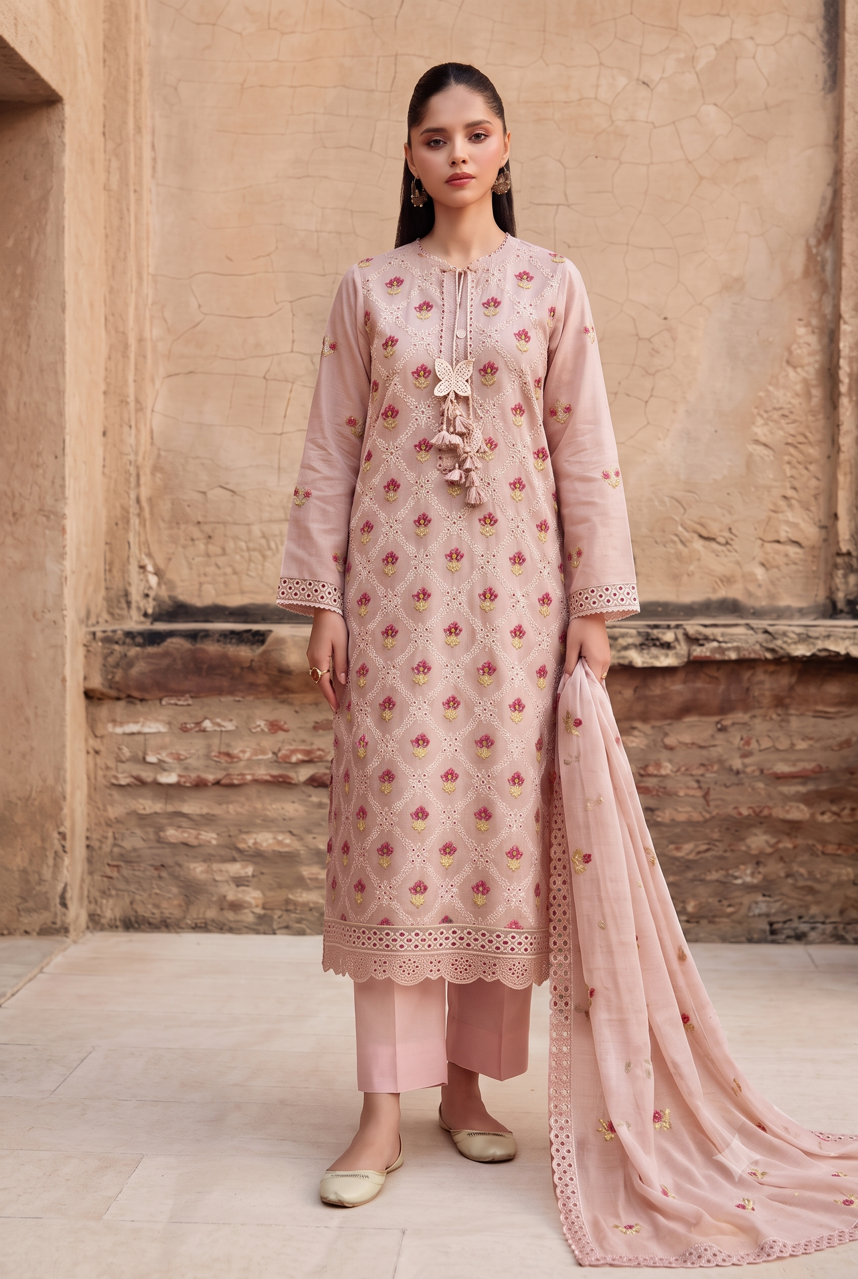 Bareeza Embroidered 3-Pc