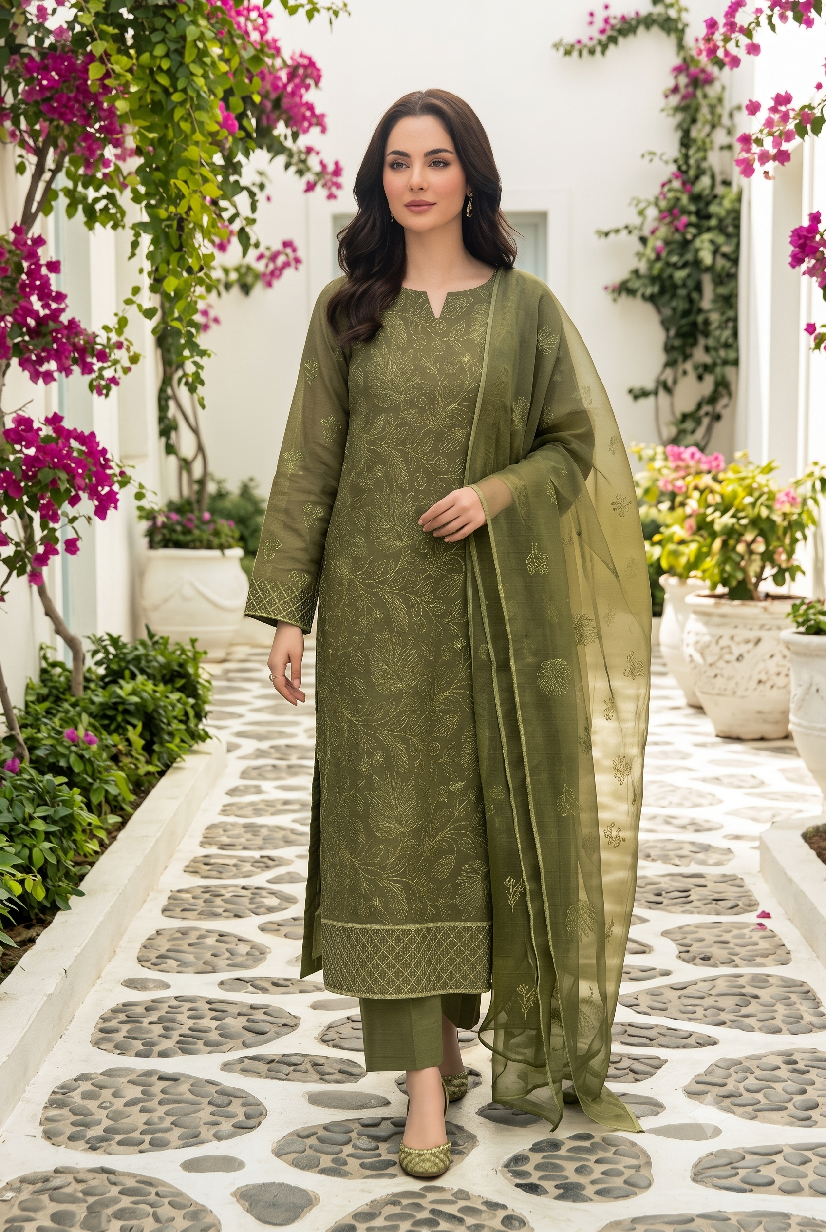 Bareeza Embroidered 3-Pc