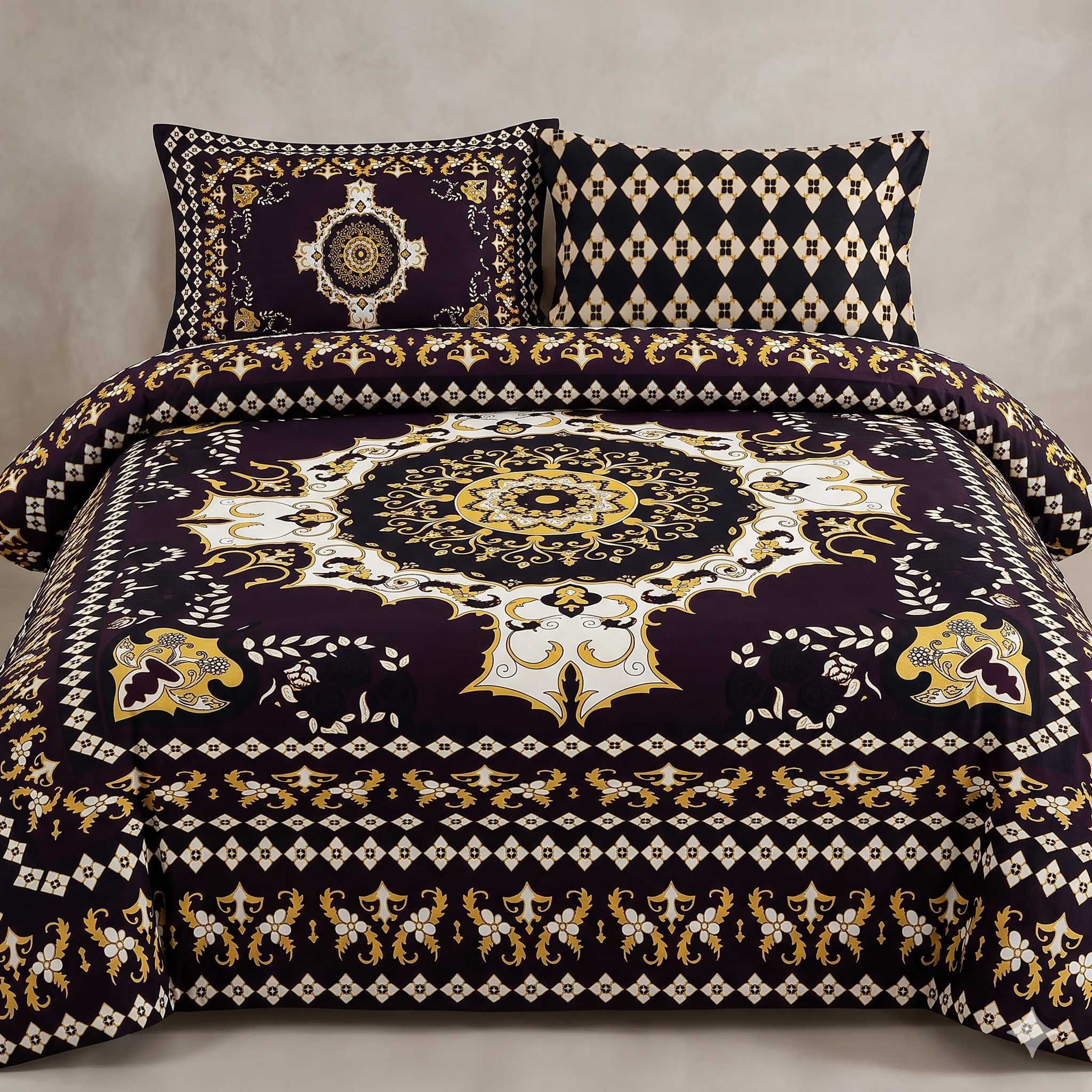 4-Piece Digital Printed Bed-sheet Set
