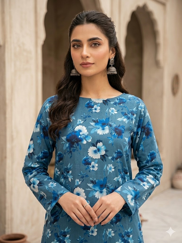 2-Peice Lawn Printed Premium Stuff