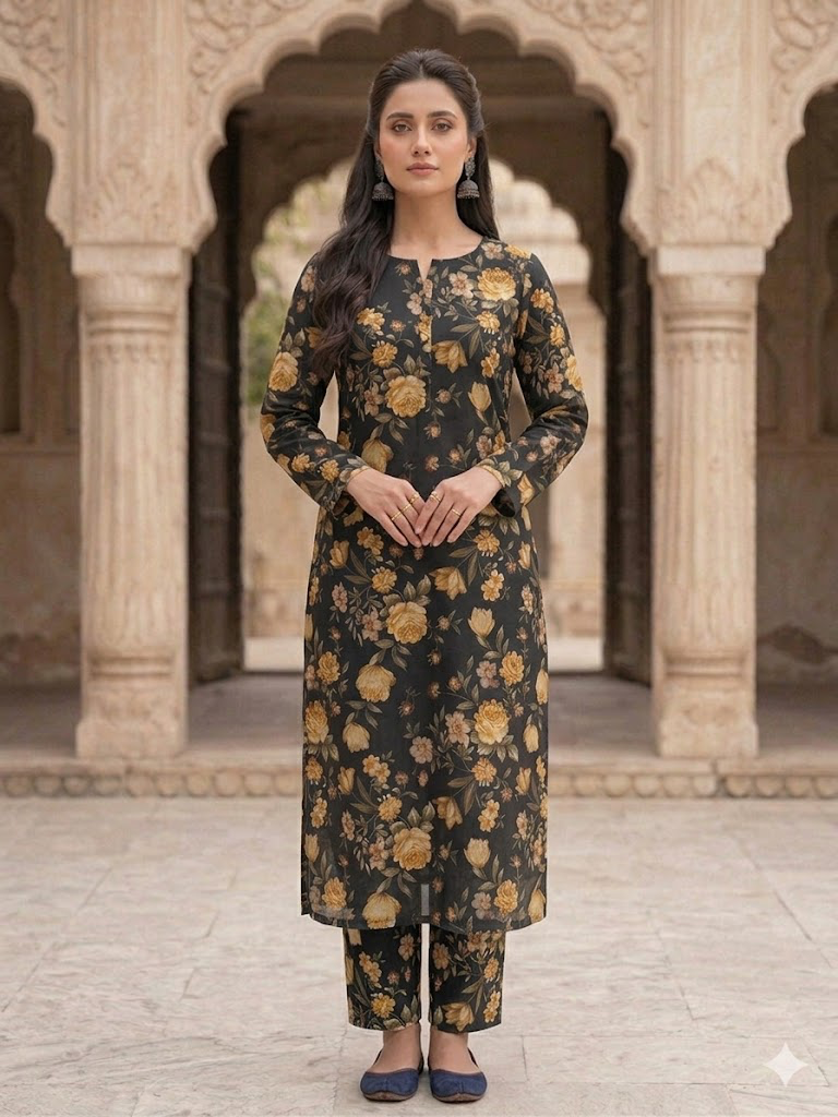 2-Peice Lawn Printed Premium Stuff