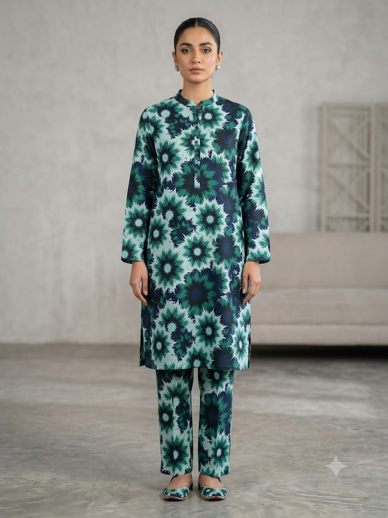 2-Peice Lawn Printed Premium Stuff