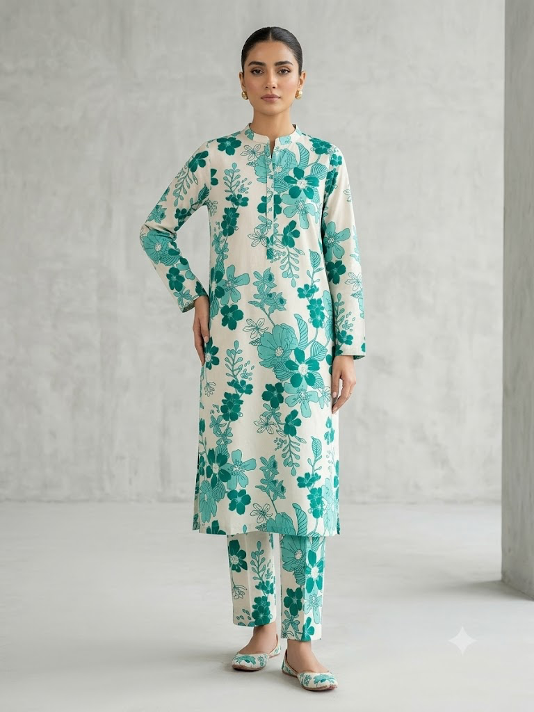 2-Peice Lawn Printed Premium Stuff