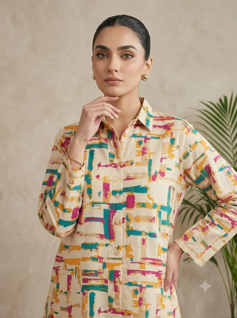 2-Peice Lawn Printed Premium Stuff