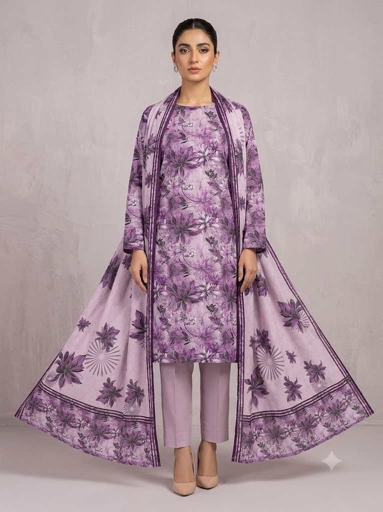 Bazil Lawn 3-Piece