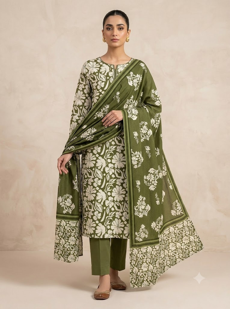 Bazil Lawn 3-Piece