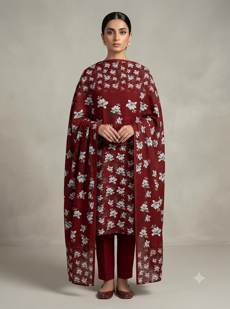Bazil Lawn 3-Piece