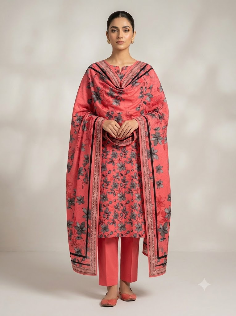 Bazil Lawn 3-Piece