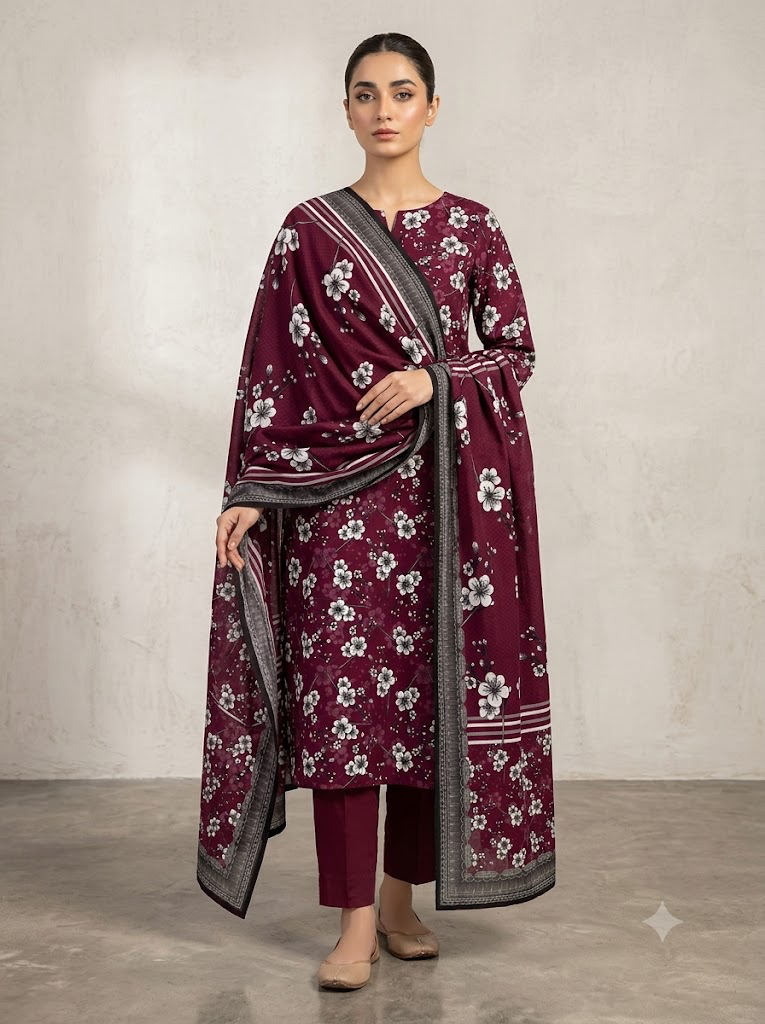 Bazil Lawn 3-Piece