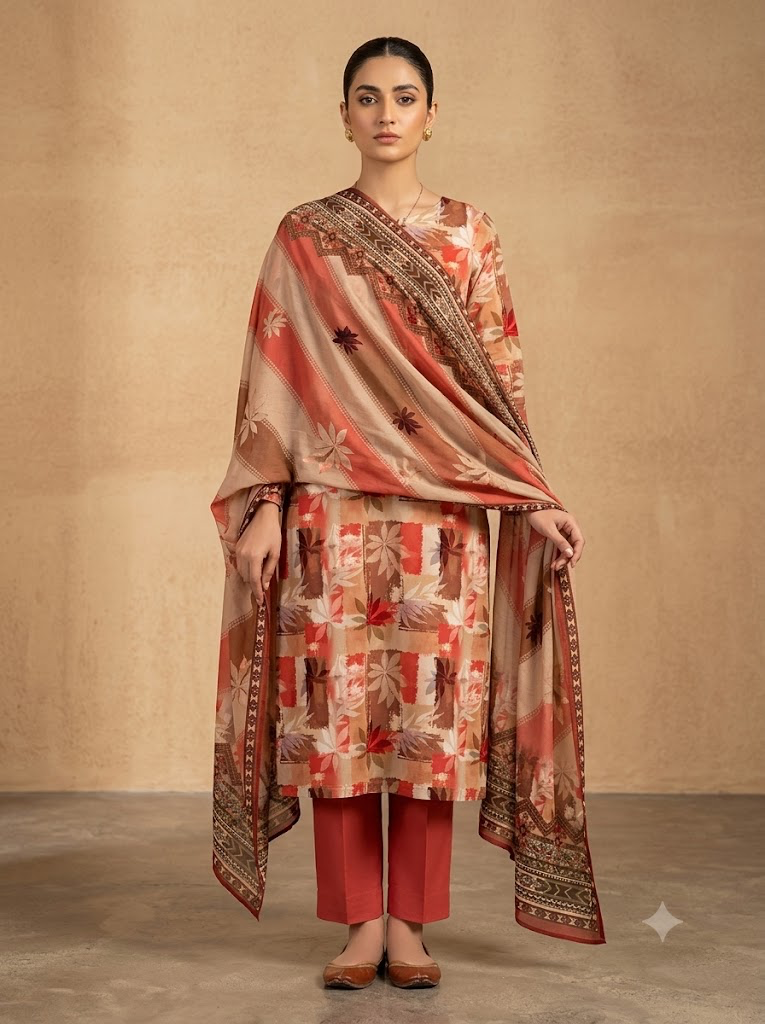 Bazil Lawn 3-Piece