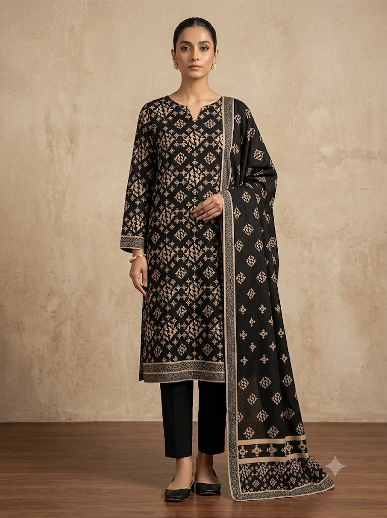 Bazil Lawn 3-Piece