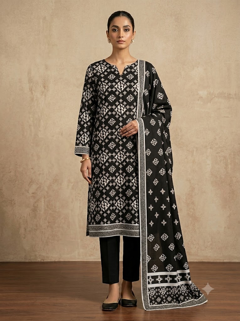 Bazil Lawn 3-Piece