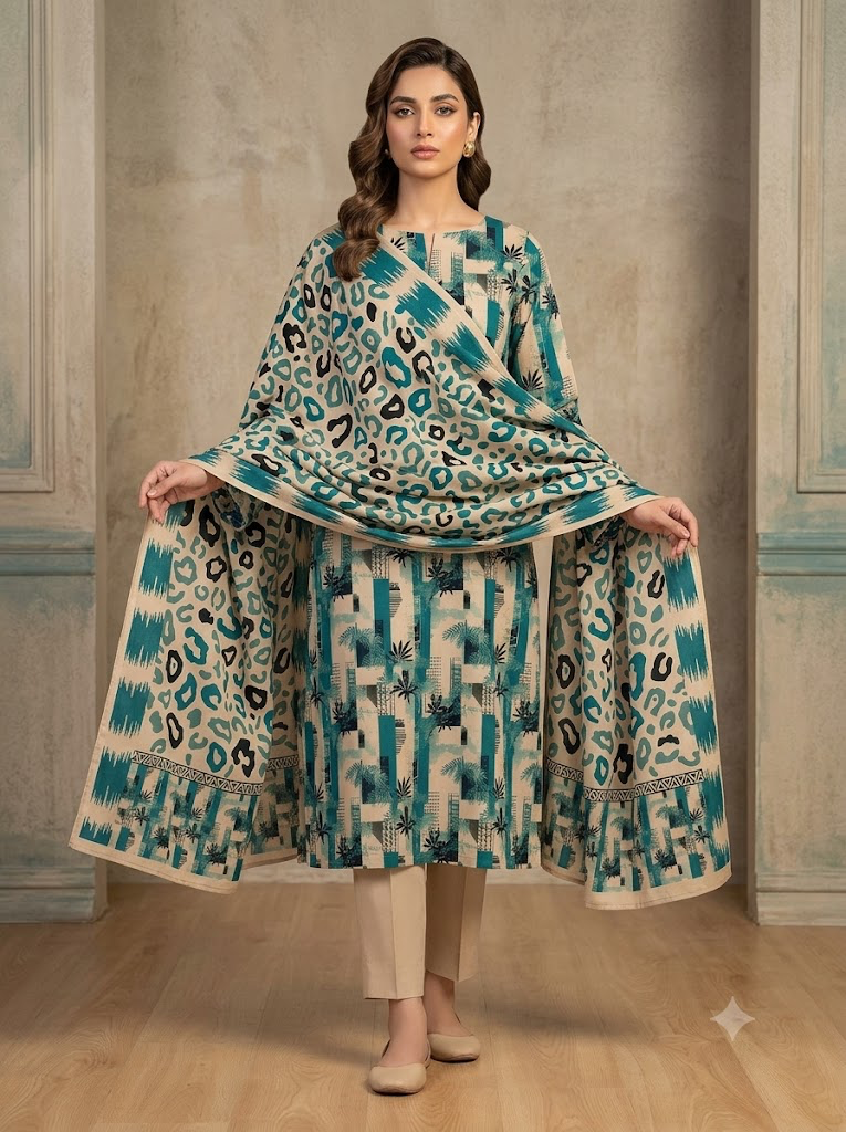 Bazil Lawn 3-Piece