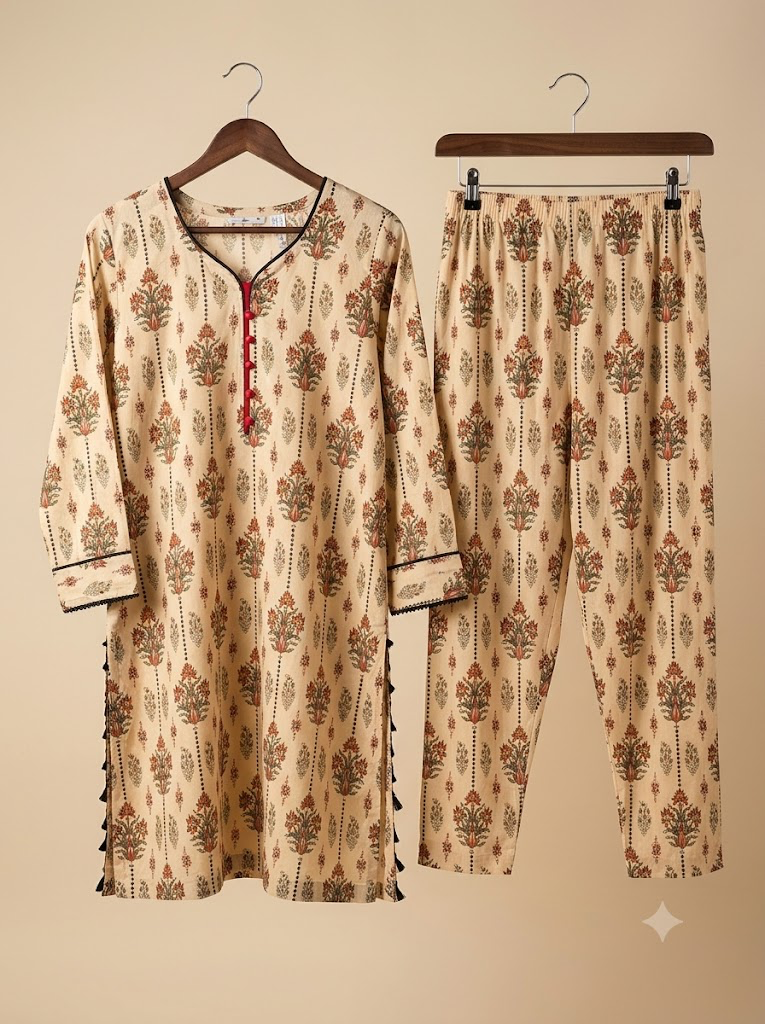 Bazil Stitched 2-Pc
