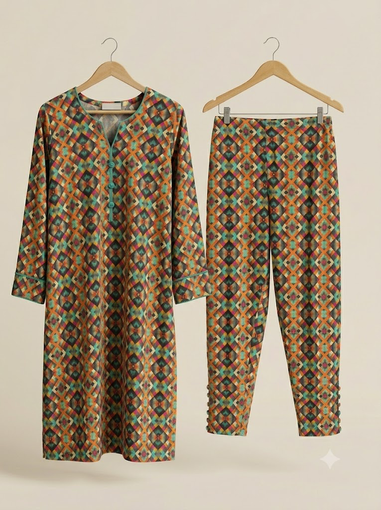 Bazil Stitched 2-Pc