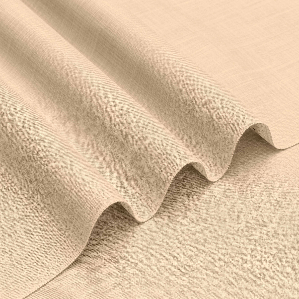 Light Beige Grace Slub Wash n Wear Unstitched Fabric